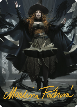 Tasha, the Witch Queen Art Card (41) (Gold-Stamped Signature) [Commander Legends: Battle for Baldur's Gate Art Series] - The Mythic Store | 24h Order Processing