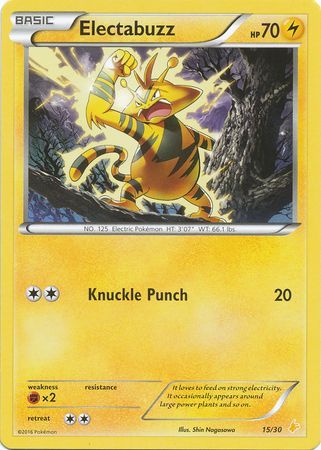 Electabuzz (15/30) [XY: Trainer Kit 3 - Pikachu Libre] - The Mythic Store | 24h Order Processing