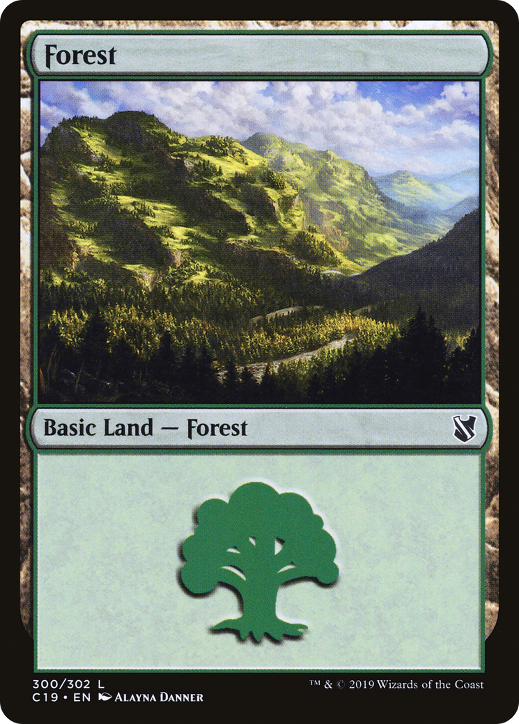 Forest (300) [Commander 2019] - The Mythic Store | 24h Order Processing