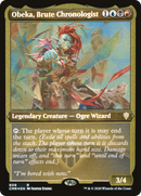 Obeka, Brute Chronologist (Etched) [Commander Legends] - The Mythic Store | 24h Order Processing