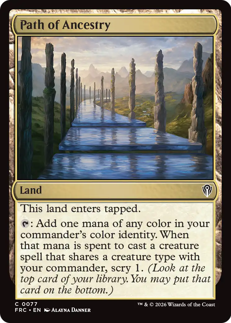 Path of Ancestry [Reality Fracture Commander] - The Mythic Store | 24h Order Processing