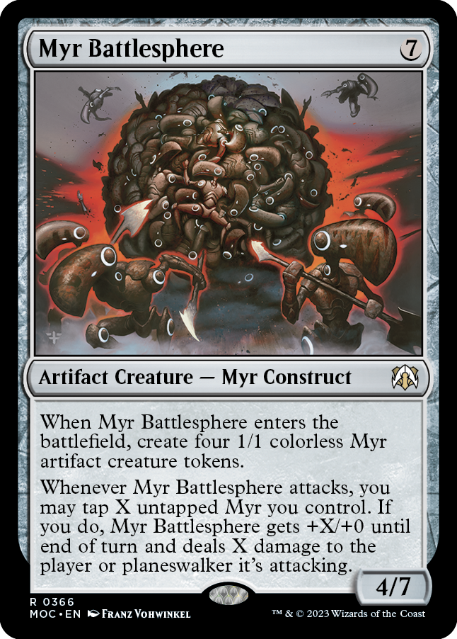 Myr Battlesphere [March of the Machine Commander] - The Mythic Store | 24h Order Processing