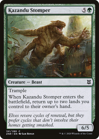 Kazandu Stomper [Zendikar Rising] - The Mythic Store | 24h Order Processing