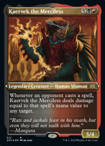 Kaervek the Merciless (Foil Etched) [Double Masters 2022] - The Mythic Store | 24h Order Processing