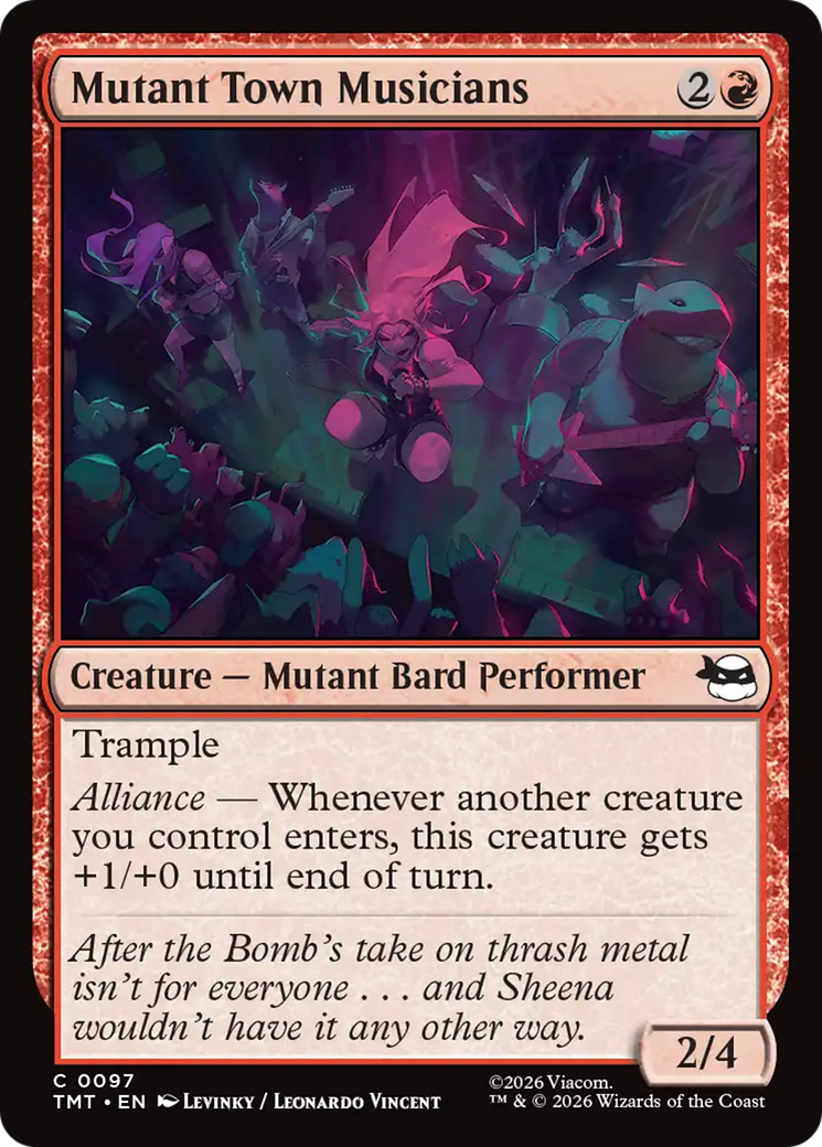 Mutant Town Musicians [Teenage Mutant Ninja Turtles] - The Mythic Store | 24h Order Processing
