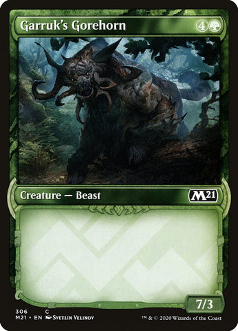 Garruk's Gorehorn (Showcase) [Core Set 2021] - The Mythic Store | 24h Order Processing
