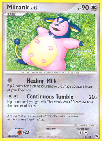 Miltank (55/132) [Diamond & Pearl: Secret Wonders] - The Mythic Store | 24h Order Processing
