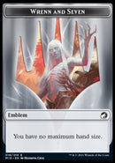 Clue // Wrenn and Seven Emblem Double-Sided Token [Innistrad: Midnight Hunt Tokens] - The Mythic Store | 24h Order Processing