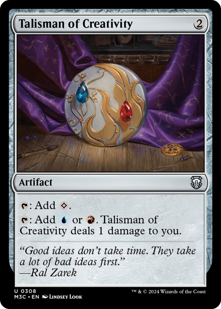 Talisman of Creativity [Modern Horizons 3 Commander] - The Mythic Store | 24h Order Processing