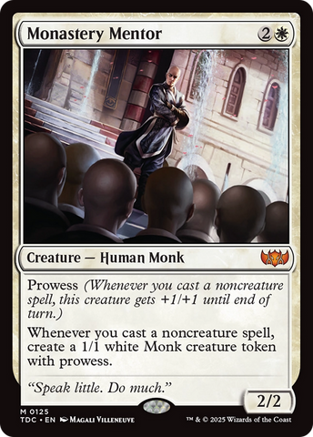 Monastery Mentor [Tarkir: Dragonstorm Commander] - The Mythic Store | 24h Order Processing