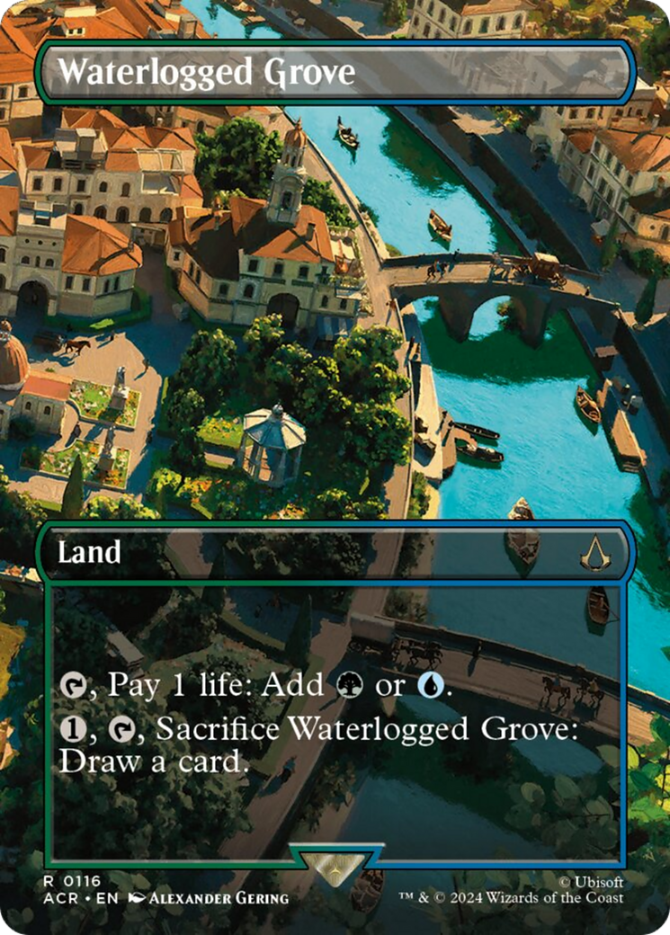 Waterlogged Grove (Borderless) [Assassin's Creed] - The Mythic Store | 24h Order Processing