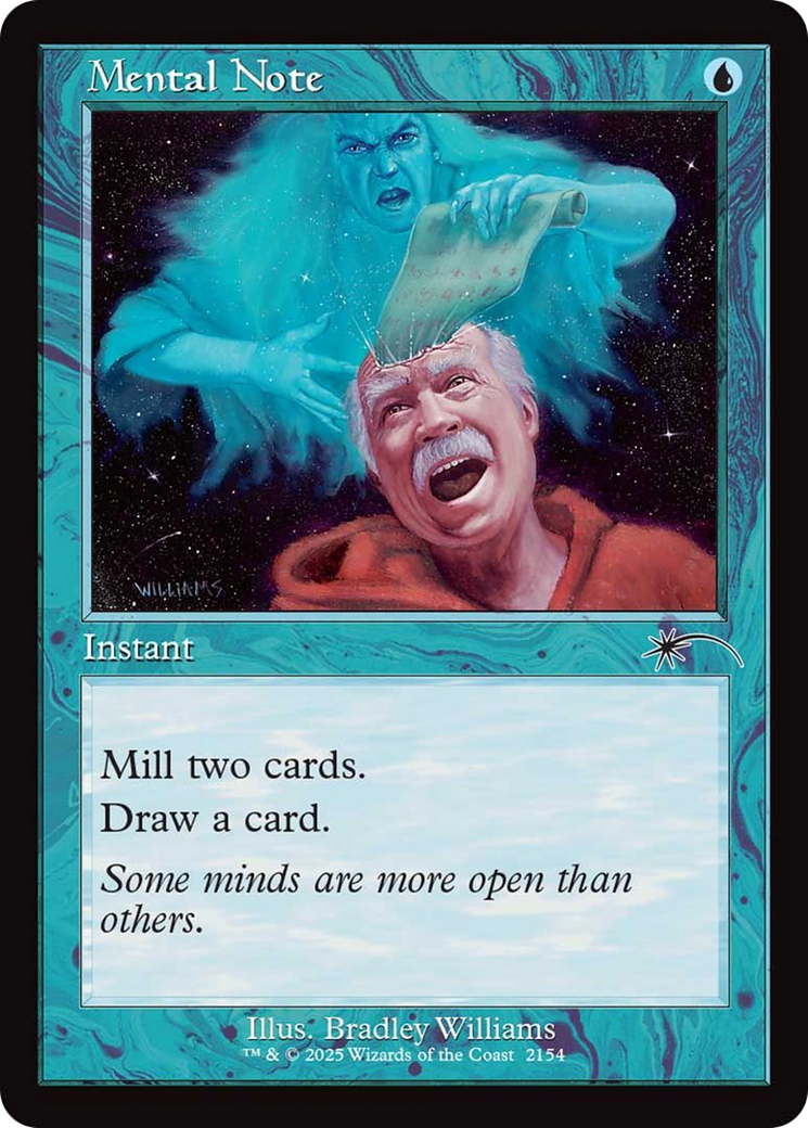 Mental Note (Retro Frame) [Secret Lair Drop Series] - The Mythic Store | 24h Order Processing