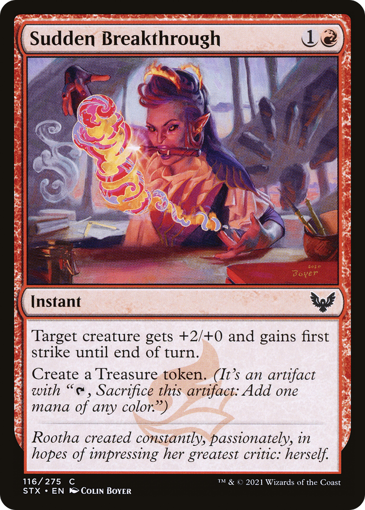 Sudden Breakthrough [Strixhaven: School of Mages] - The Mythic Store | 24h Order Processing