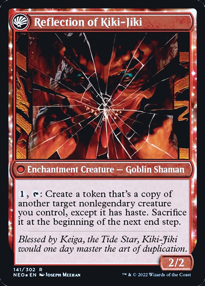 Fable of the Mirror-Breaker // Reflection of Kiki-Jiki [Kamigawa: Neon Dynasty Prerelease Promos] - The Mythic Store | 24h Order Processing