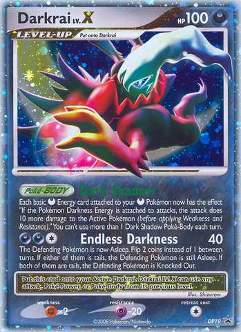 Darkrai LV.X (DP19) [Diamond & Pearl: Black Star Promos] - The Mythic Store | 24h Order Processing
