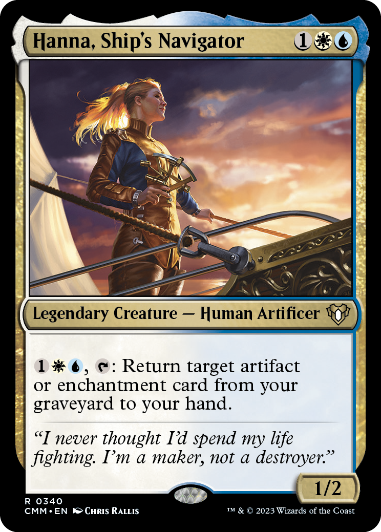 Hanna, Ship's Navigator [Commander Masters] - The Mythic Store | 24h Order Processing