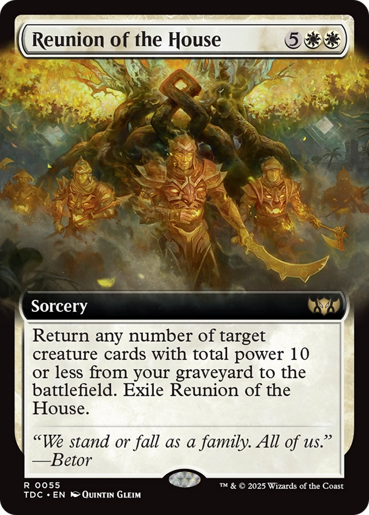 Reunion of the House (Extended Art) [Tarkir: Dragonstorm Commander] - The Mythic Store | 24h Order Processing