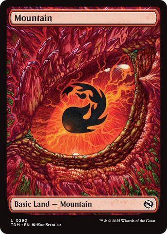 Mountain (0290) [Tarkir: Dragonstorm] - The Mythic Store | 24h Order Processing