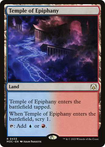 Temple of Epiphany [March of the Machine Commander] - The Mythic Store | 24h Order Processing
