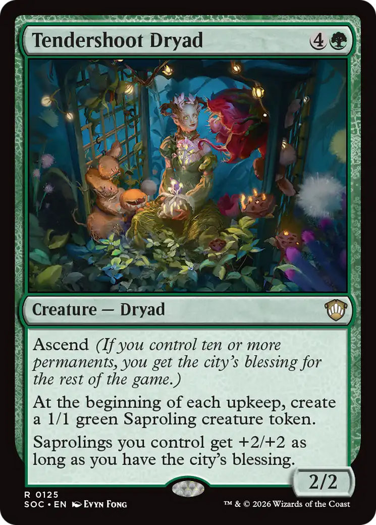 Tendershoot Dryad [Secrets of Strixhaven Commander] - The Mythic Store | 24h Order Processing