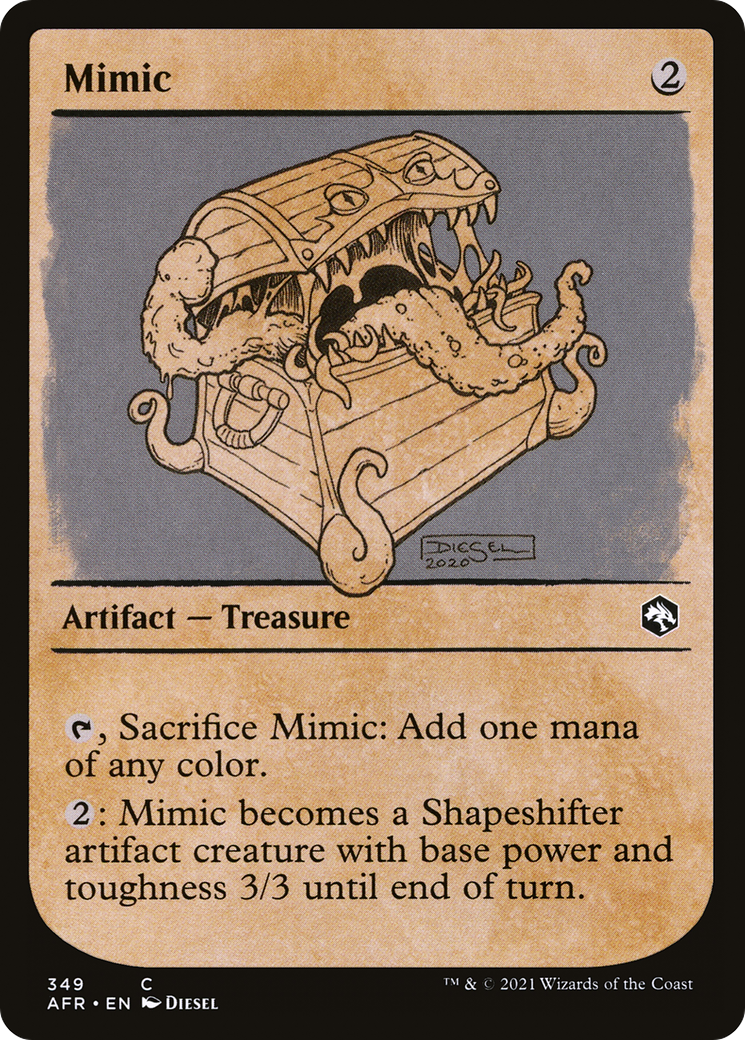 Mimic (Showcase) [Dungeons & Dragons: Adventures in the Forgotten Realms] - The Mythic Store | 24h Order Processing
