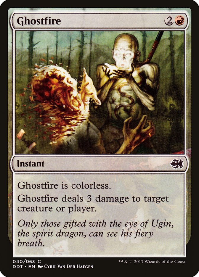 Ghostfire [Duel Decks: Merfolk vs. Goblins] - The Mythic Store | 24h Order Processing