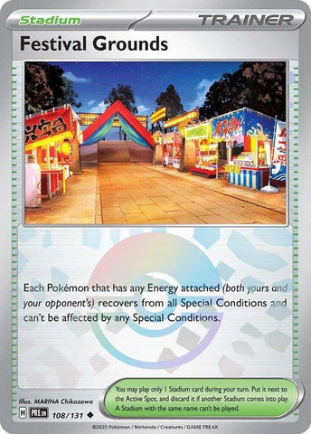 Festival Grounds (108/131) (Poke Ball Pattern) [Scarlet & Violet: Prismatic Evolutions] - The Mythic Store | 24h Order Processing