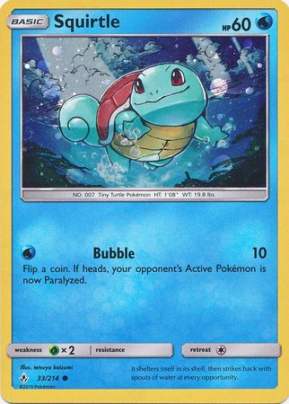 Squirtle (33/214) (Premium Collection Promo) [Sun & Moon: Unbroken Bonds] - The Mythic Store | 24h Order Processing