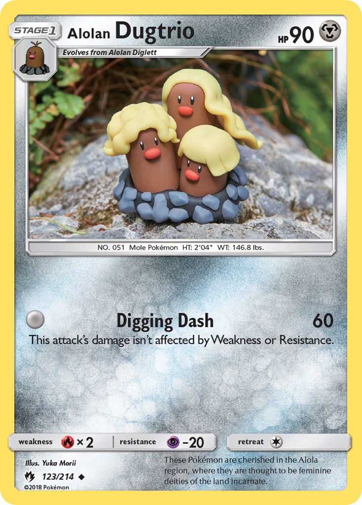 Alolan Dugtrio (123/214) [Sun & Moon: Lost Thunder] - The Mythic Store | 24h Order Processing