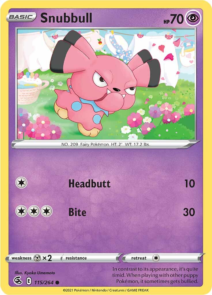 Snubbull (115/264) [Sword & Shield: Fusion Strike] - The Mythic Store | 24h Order Processing