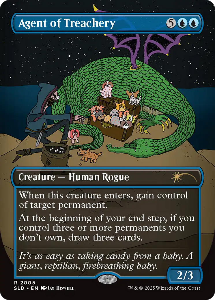 Agent of Treachery (Rainbow Foil) [Secret Lair Drop Series] - The Mythic Store | 24h Order Processing