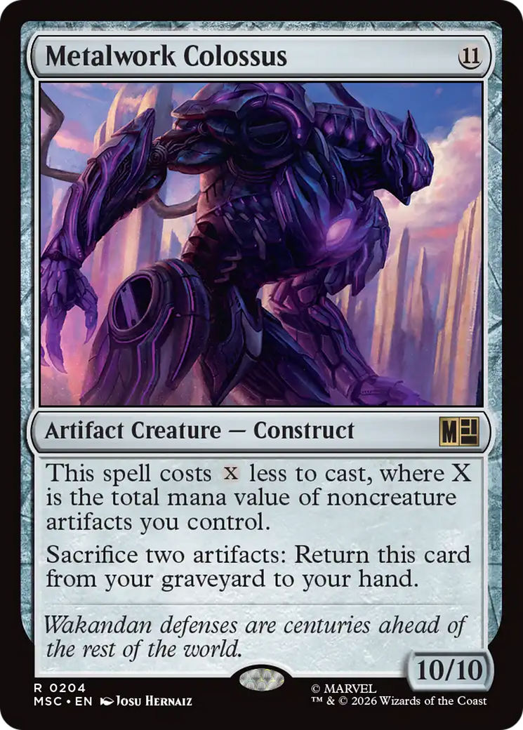 Metalwork Colossus (Surge Foil) [Marvel Super Heroes Commander] - The Mythic Store | 24h Order Processing