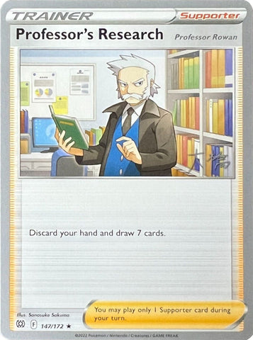 Professor's Research (147/172) (Professor Rowan) (Ice Rider Palkia - Rikuto Ohashi) [World Championships 2022] - The Mythic Store | 24h Order Processing