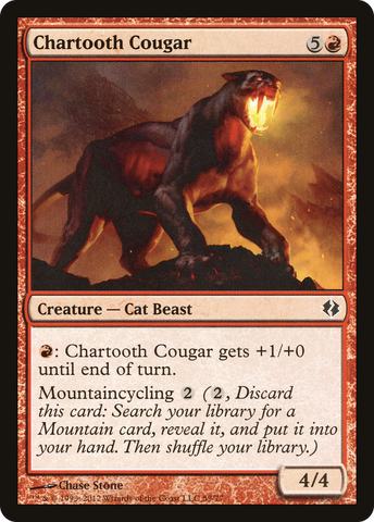 Chartooth Cougar [Duel Decks: Venser vs. Koth] - The Mythic Store | 24h Order Processing