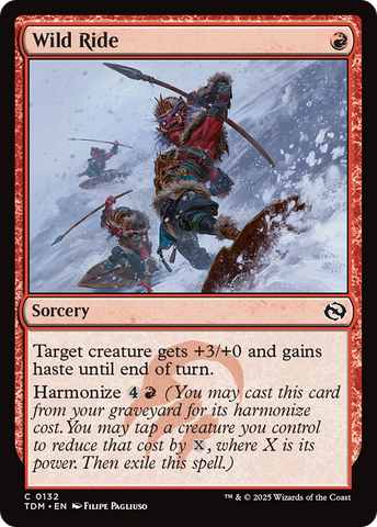 Wild Ride [Tarkir: Dragonstorm] - The Mythic Store | 24h Order Processing