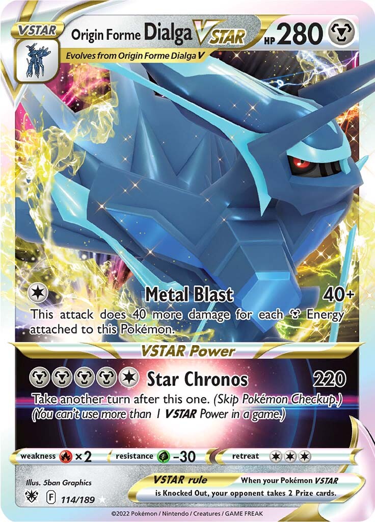 Origin Forme Dialga VSTAR (114/189) [Sword & Shield: Astral Radiance] - The Mythic Store | 24h Order Processing