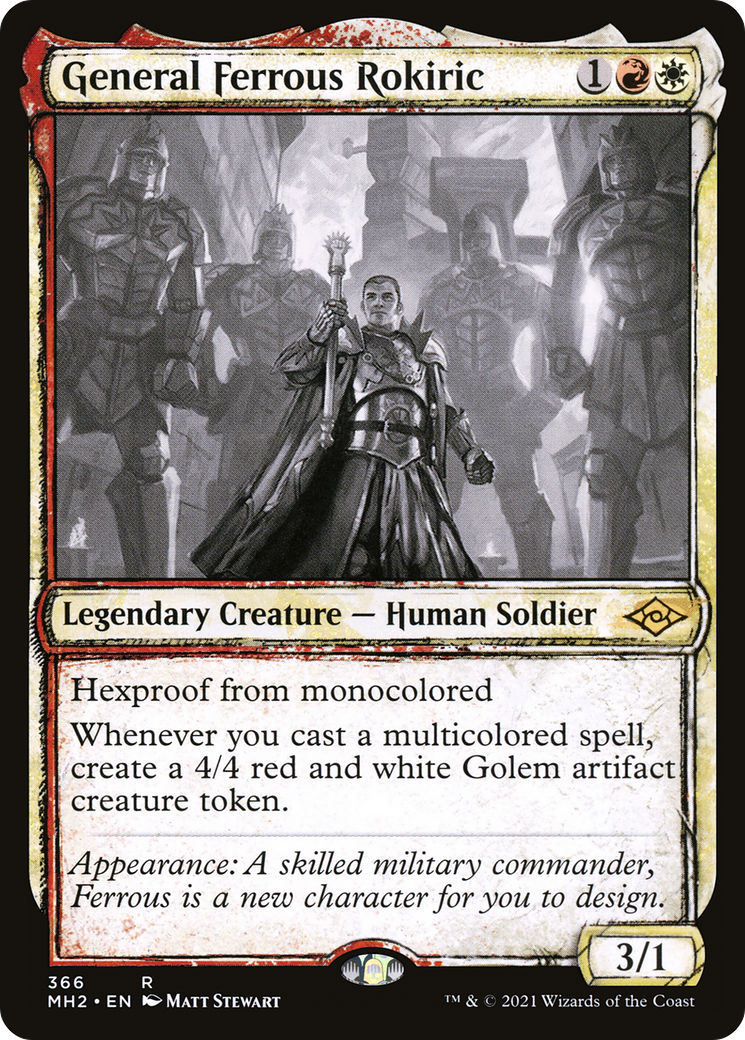 General Ferrous Rokiric (Sketch) [Modern Horizons 2] - The Mythic Store | 24h Order Processing