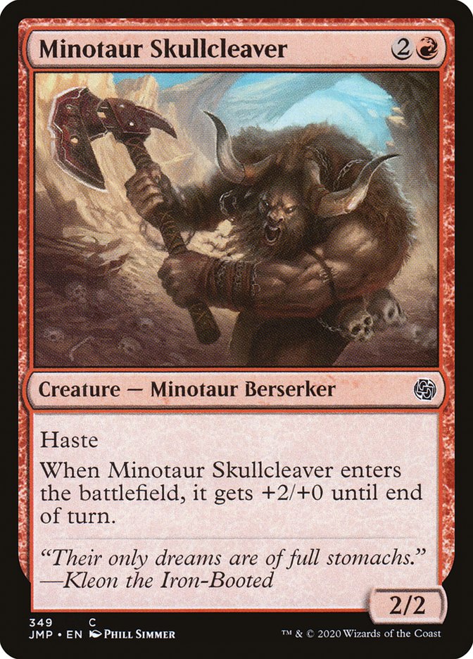 Minotaur Skullcleaver [Jumpstart] - The Mythic Store | 24h Order Processing