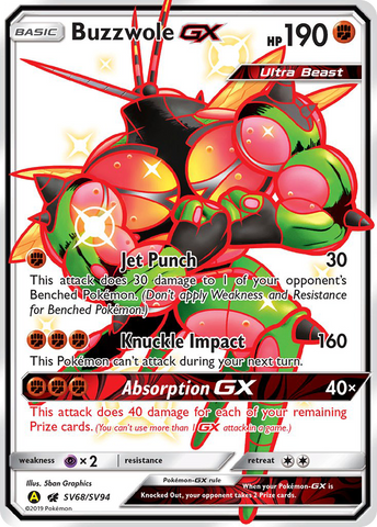 Buzzwole GX (SV68/SV94) [Sun & Moon: Hidden Fates - Shiny Vault] - The Mythic Store | 24h Order Processing