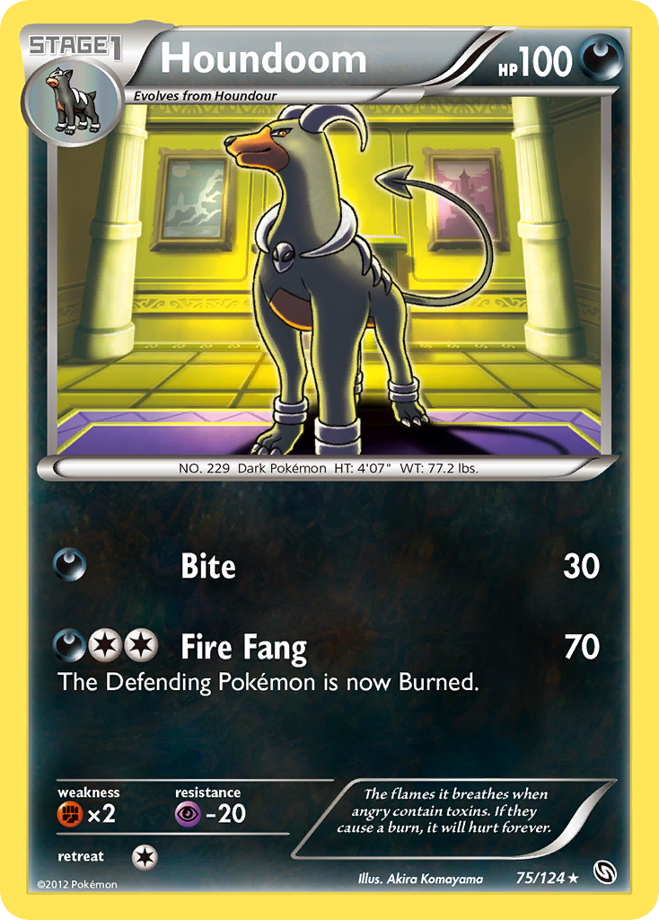 Houndoom (75/124) [Black & White: Dragons Exalted] - The Mythic Store | 24h Order Processing