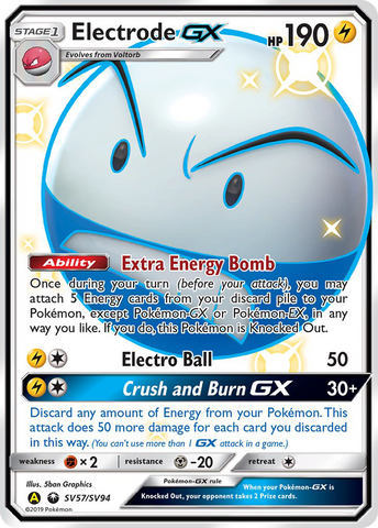 Electrode GX (SV57/SV94) [Sun & Moon: Hidden Fates - Shiny Vault] - The Mythic Store | 24h Order Processing