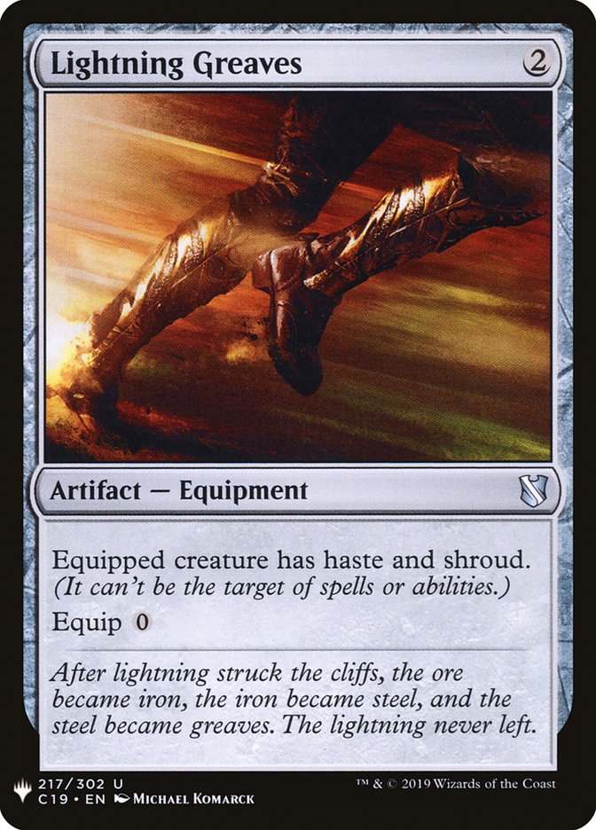 Lightning Greaves [Mystery Booster] - The Mythic Store | 24h Order Processing