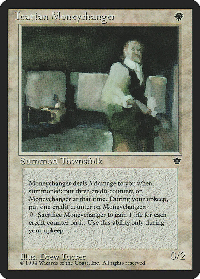 Icatian Moneychanger (Drew Tucker) [Fallen Empires] - The Mythic Store | 24h Order Processing