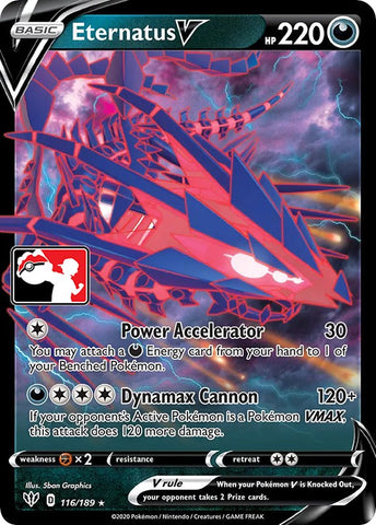 Eternatus V (116/189) [Prize Pack Series One] - The Mythic Store | 24h Order Processing
