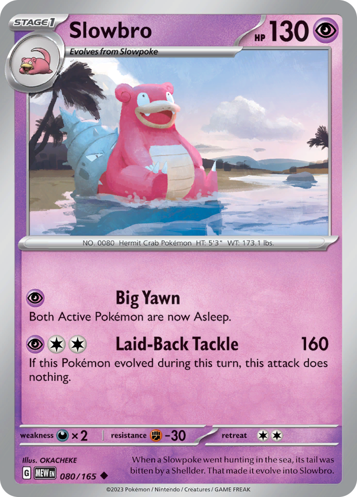Slowbro (080/165) [Scarlet & Violet 151] - The Mythic Store | 24h Order Processing