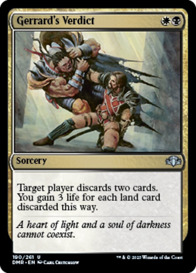 Gerrard's Verdict [Dominaria Remastered] - The Mythic Store | 24h Order Processing
