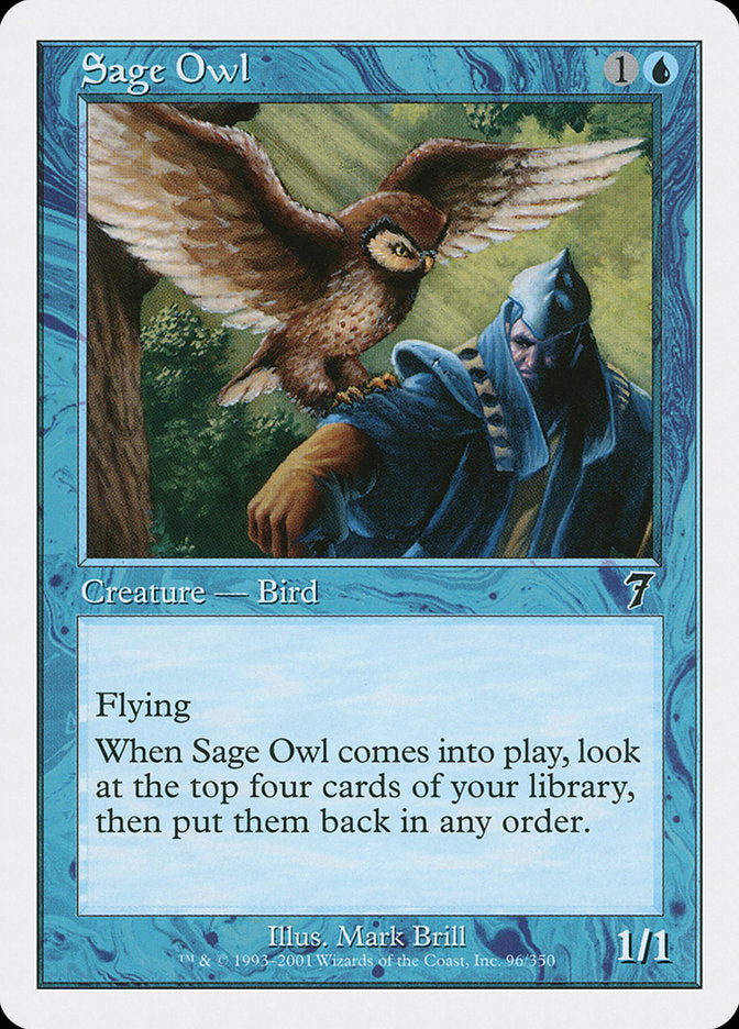 Sage Owl [Seventh Edition] - The Mythic Store | 24h Order Processing
