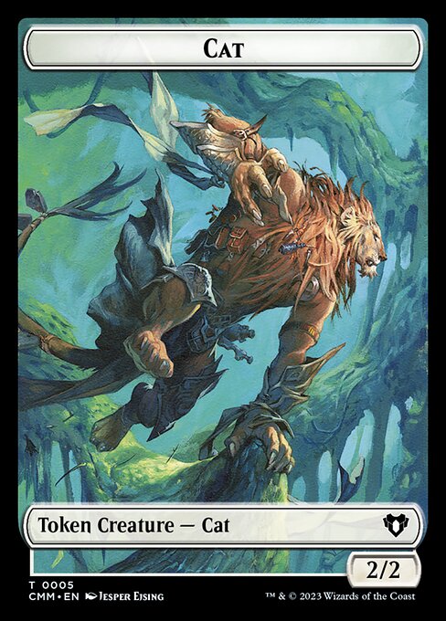 Eldrazi // Cat (0005) Double-Sided Token [Commander Masters Tokens] - The Mythic Store | 24h Order Processing