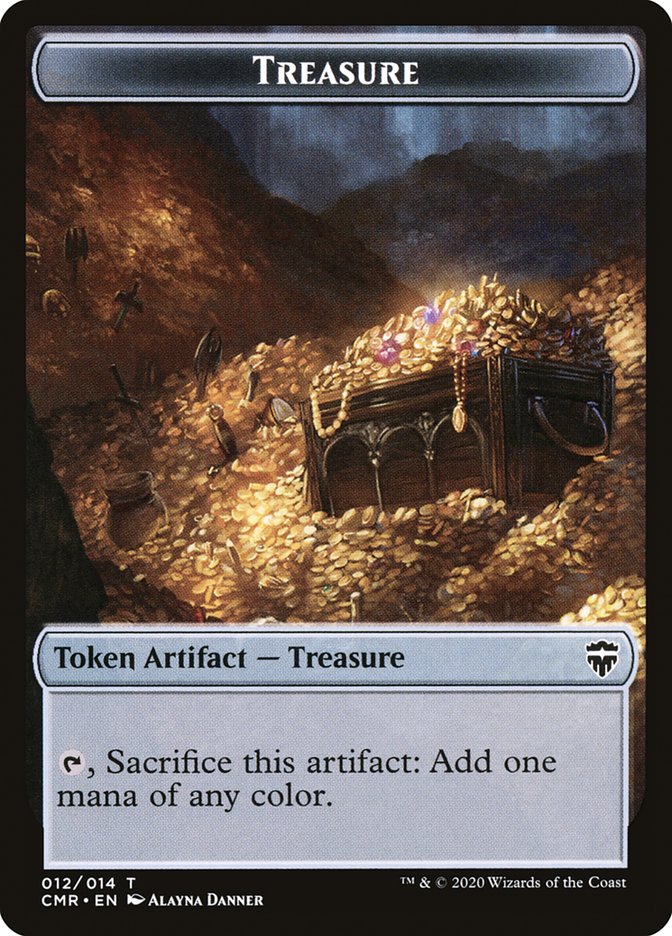 The Monarch // Treasure Double-Sided Token [Commander Legends Tokens] - The Mythic Store | 24h Order Processing
