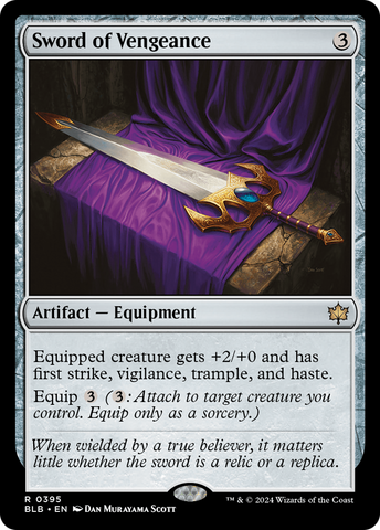 Sword of Vengeance [Bloomburrow] - The Mythic Store | 24h Order Processing